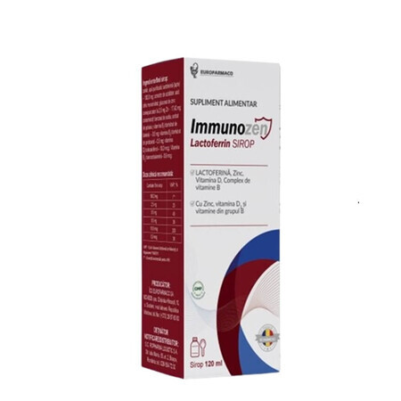 Immunozen Lactoferrin Syrup, 120 ml, Europharmaco