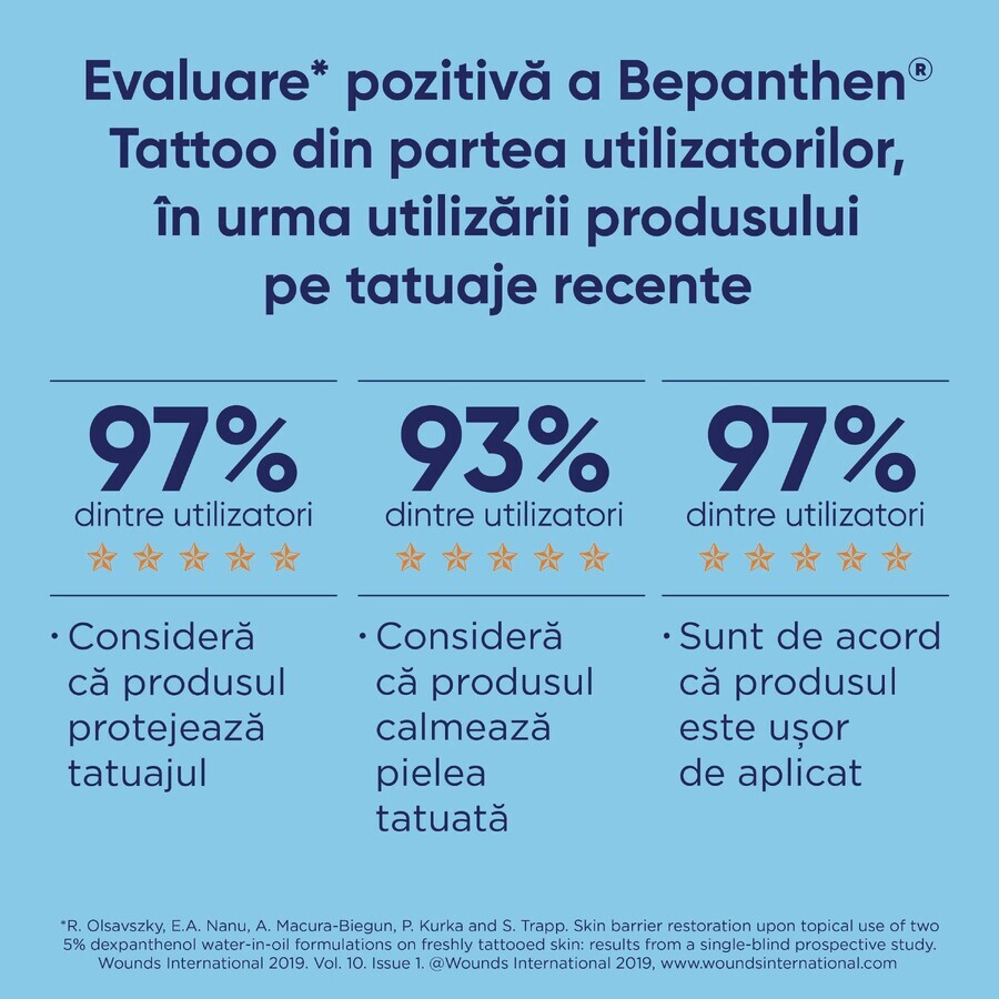 Unguent pentru ingrijirea tatuajelor Bepanthen Tattoo, 50 g, Bayer