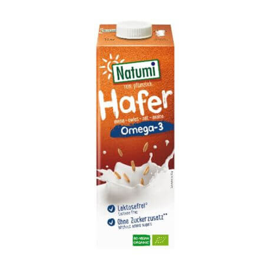 Bebida de Avena Ecológica con Omega 3, 1L, Natumi