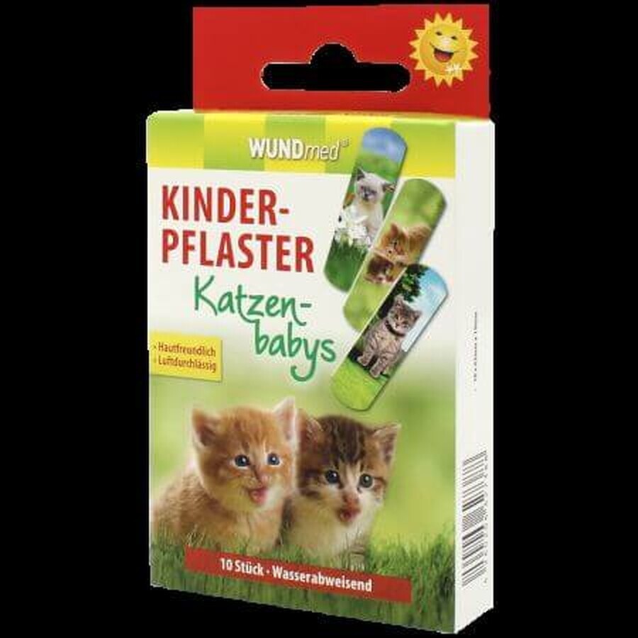 Babypleister Kittens, 10 stuks, WUNDMed