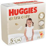 Extra Care Diapers, No. 5, 11-25 kg, 28 pcs, Huggies