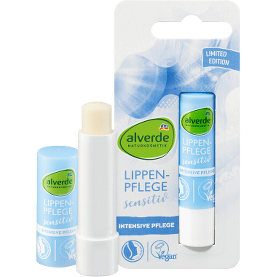 Alverde Naturkosmetik Balsamo labbra Sensitive, 4,8 g