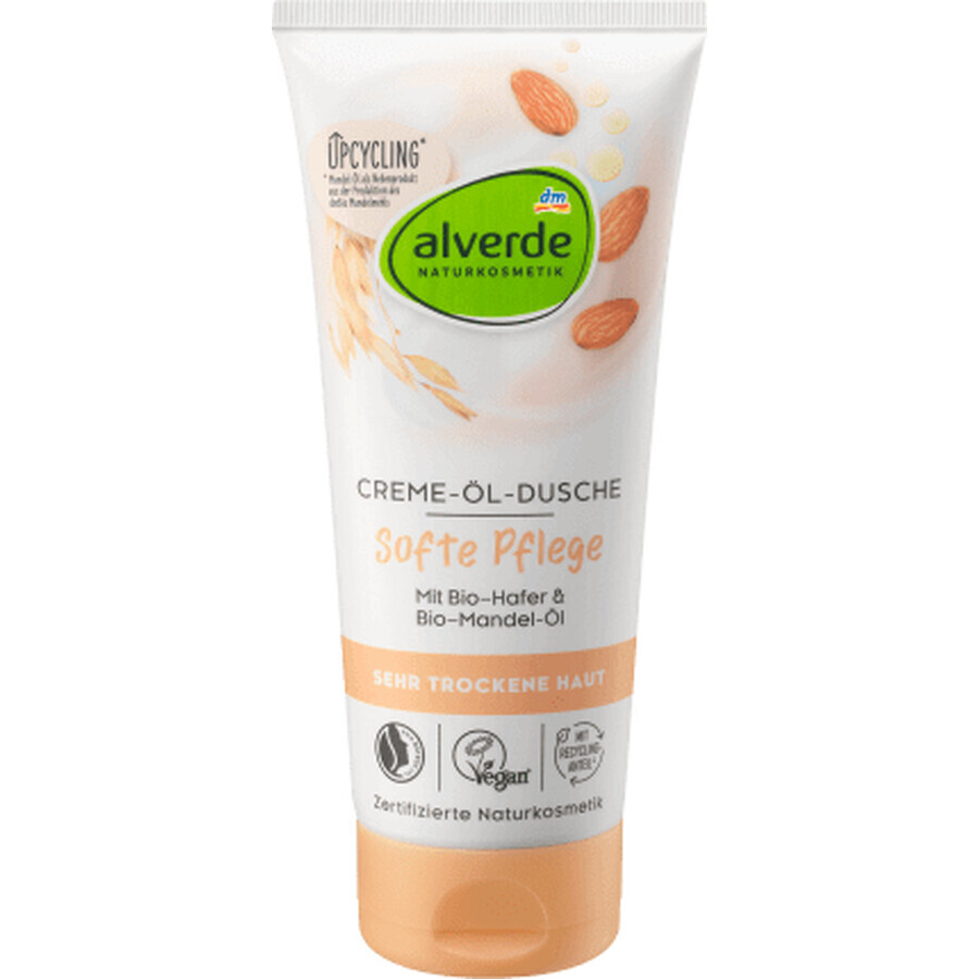 Alverde Naturkosmetik Zachte Douche Olie Crème, 200 ml