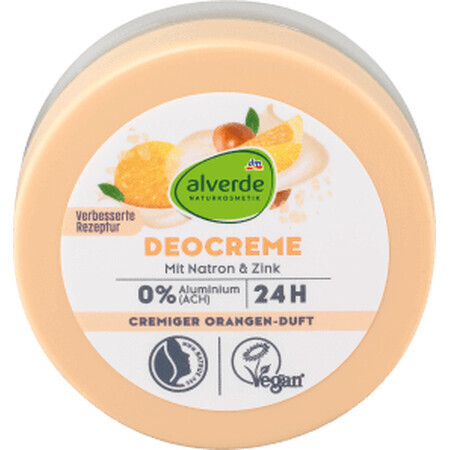 Alverde Naturkosmetik Crema deodorante con bicarbonato di sodio e zinco, 50 ml