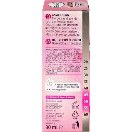 Balea Sérum facial intensivo, 30 ml