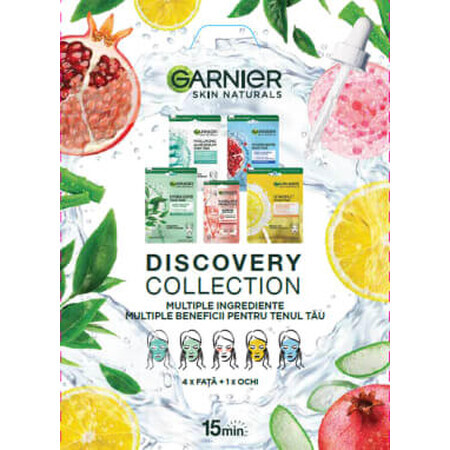 Garnier Skin Naturals 5er-Set Hautpflege-Masken, 1 Stück