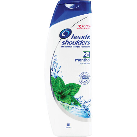 Head&amp;Shoulders Shampoo 2in1 menthol, 0,4 l