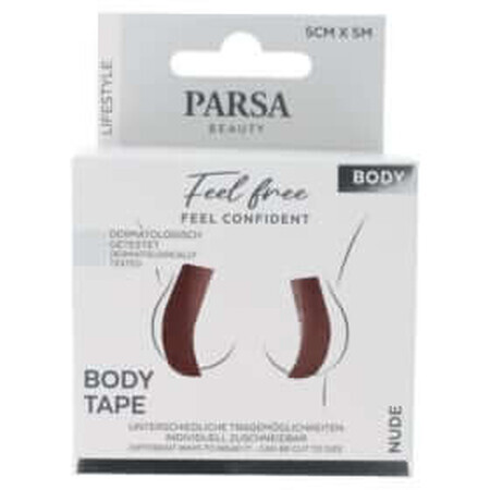 Parsa Beauty Tape con adesivo per seno, 5 m