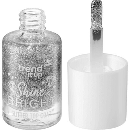 Trend !t up Lac de unghii Shine Bright N.010 Argintiu, 1 buc