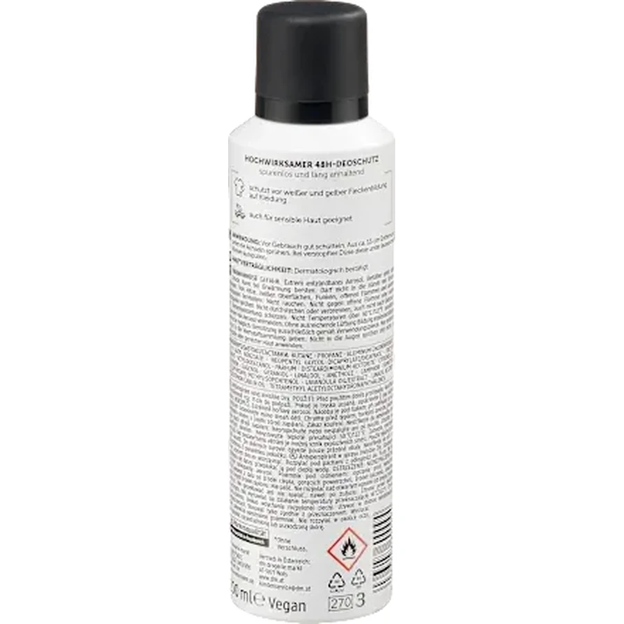 Balea MEN Deodorant Spray INVISIBLE DRY, 200 ml