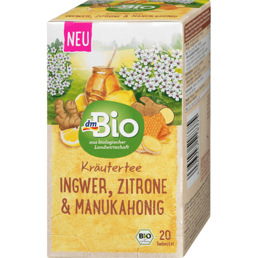 DmBio Manuaka tè allo zenzero e limone, 40 g