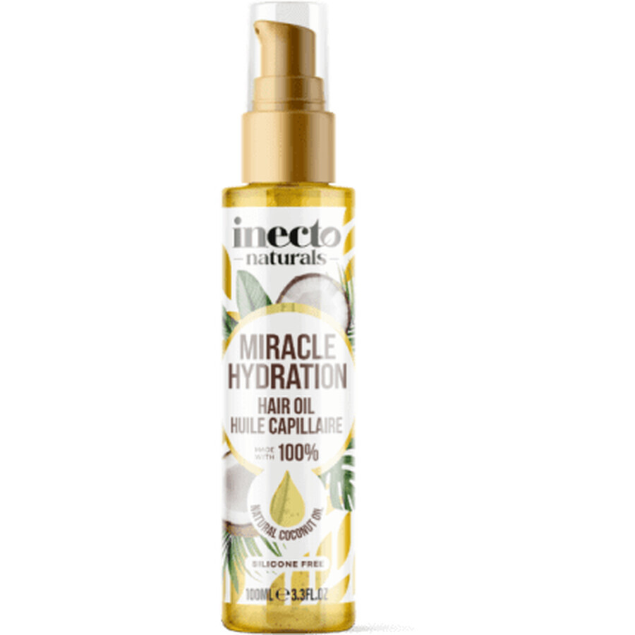 Inecto NATURALS Hydraterende Haarolie met Kokosnoot, 100 ml