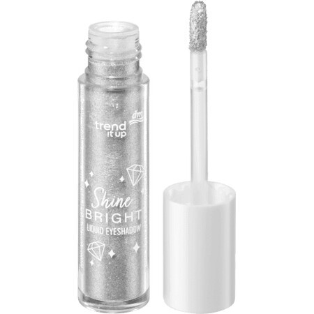 Trend it Up vloeibare oogschaduw Shine Bright Silver, 5,44 g