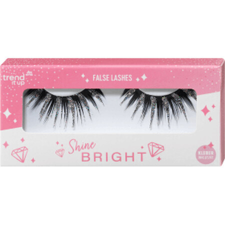 Trend it Up Shine Bright valse wimpers met glitter, 2 stuks