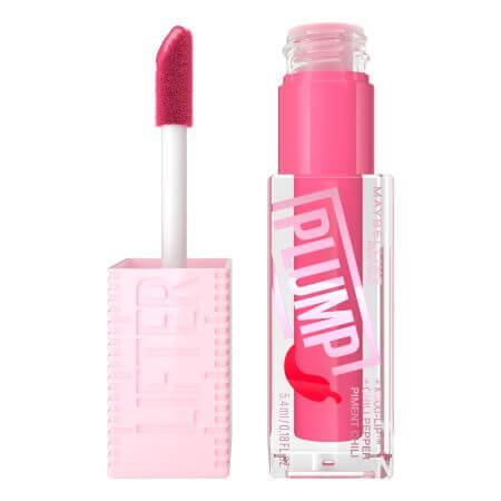 Luciu de buze cu efect de marire Lifter Plump, 003 Pink Sting, 5.4 ml, Maybelline