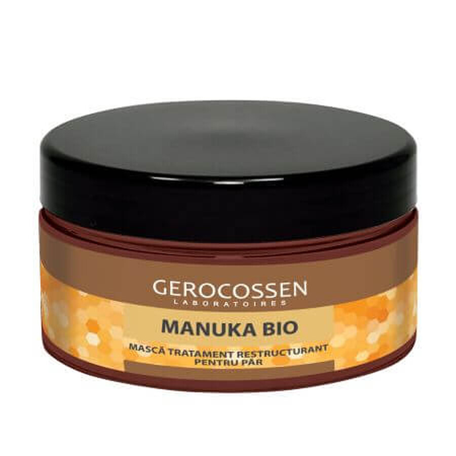 Maschera trattamento ristrutturante per capelli Manuka Bio, 300 ml, Gerocossen