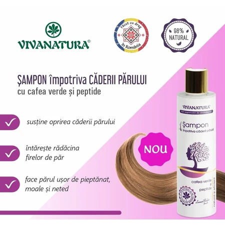 Shampoo tegen haaruitval, 250 ml, Viva Natura