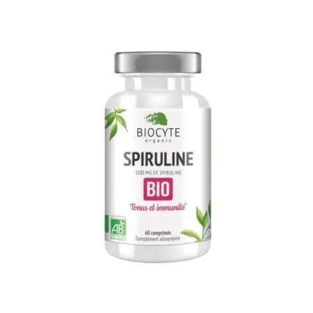 Spirulina Bio, 60 tablets, Biocyte