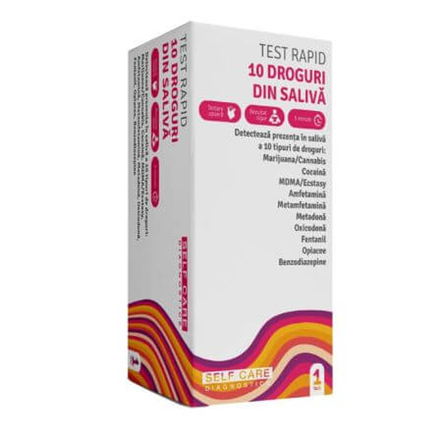 Test rapido di 10 farmaci dalla saliva, Self Care