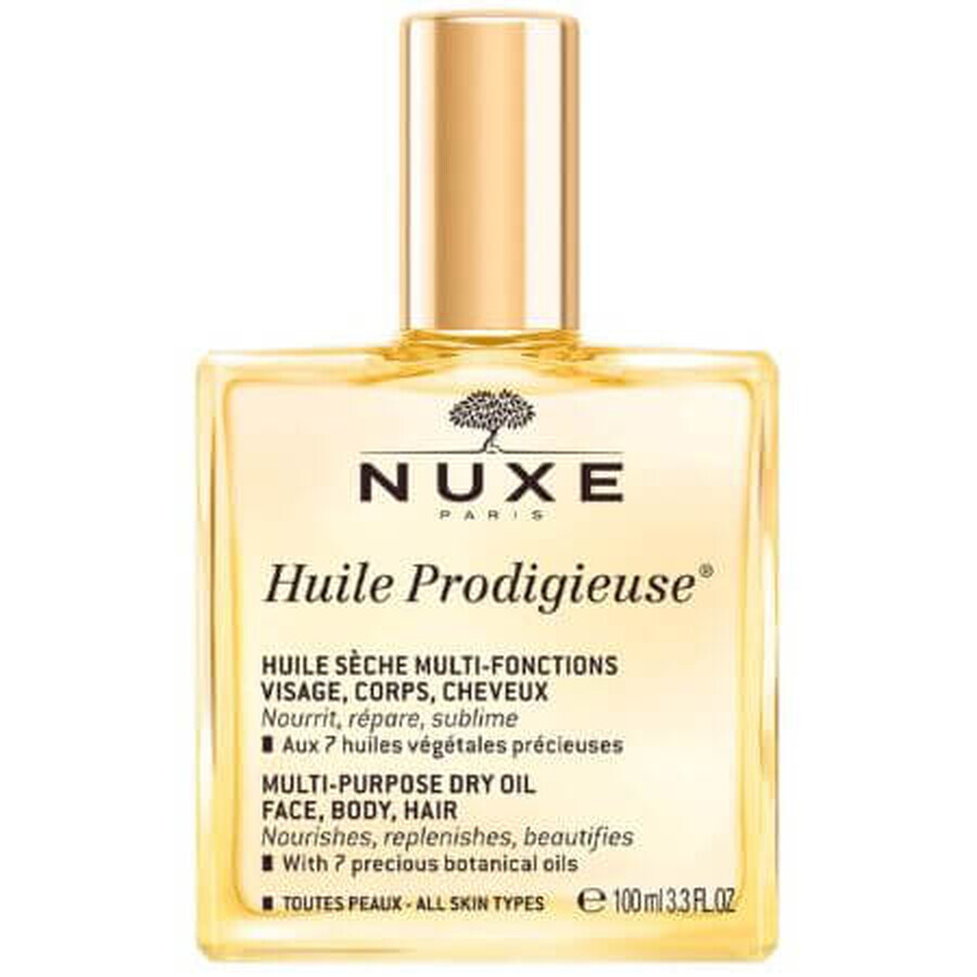 Prodigieuse Multi-Purpose face, hair and body oil, 100 ml, Nuxe