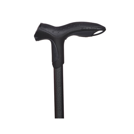 Ergonomic black cane SS/02/02 Step Soft, 1 piece, Biogenetix