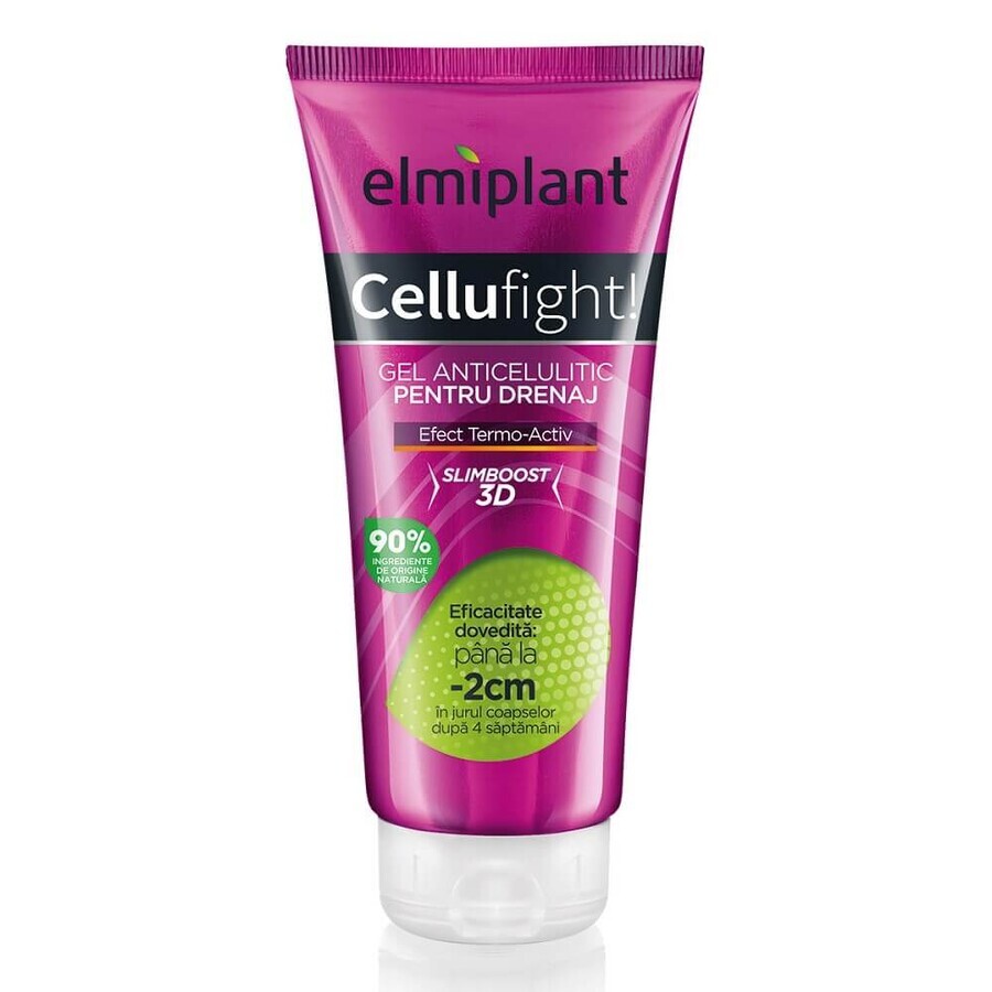 Cellufight anti-cellulite drainage gel, 200 ml, Elmiplant