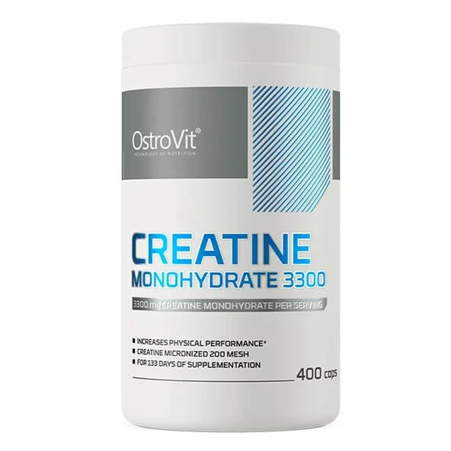 Creatinemonohydraat, 3300 mg, 400 capsules, OstroVit