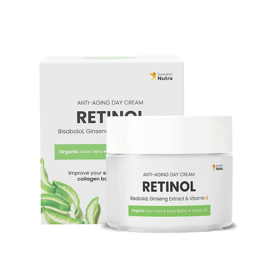 Anti-aging dagcrème met Retinol, 50 ml, Swedish Nutra