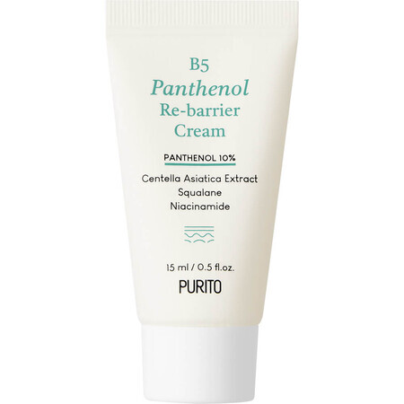 Moisturizing face cream B5 Panthenol Re-barrier, 15 ml, Purito