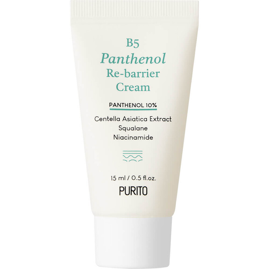 Moisturizing face cream B5 Panthenol Re-barrier, 15 ml, Purito