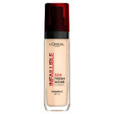 Infaillible 32H Fresh Wear 15 Fair-Light Transfer-Resistant Foundation, 30 ml, L'Oreal