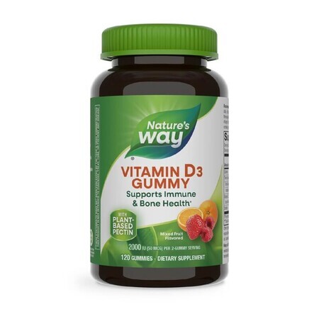 Nature&#39;s Way Gelées de vitamine D3, 120 gelées, Secom