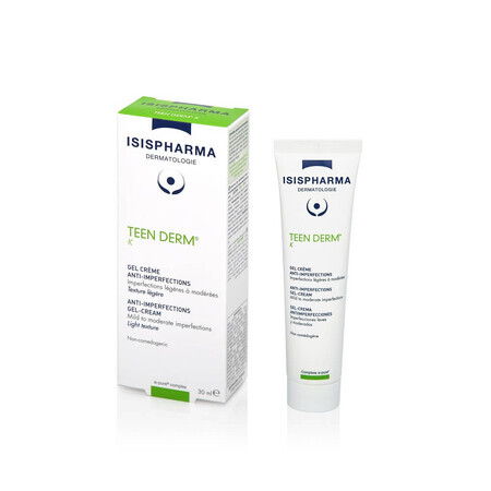 IsisPharma Teen Derm K Cream for acneic skin, 30 ml