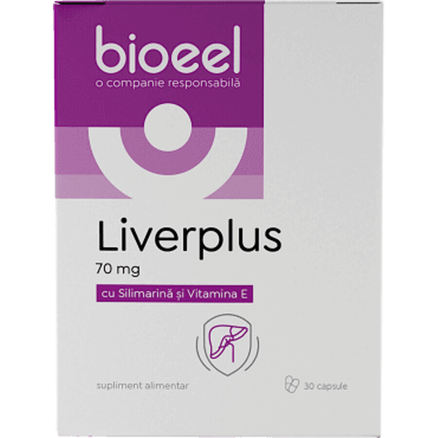 Bioeel Leverplus 70 mg, 30 capsules