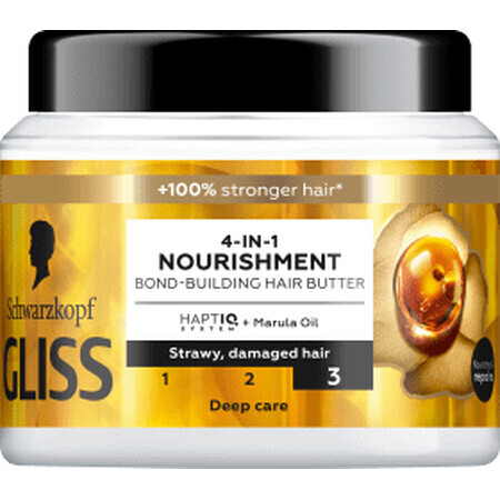 Schwarzkopf GLISS Nourishing 4 in 1 Haarmaske, 400 ml