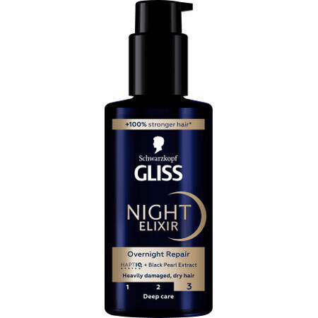 Schwarzkopf GLISS Nacht elixer voor zeer beschadigd en droog haar, 100 ml