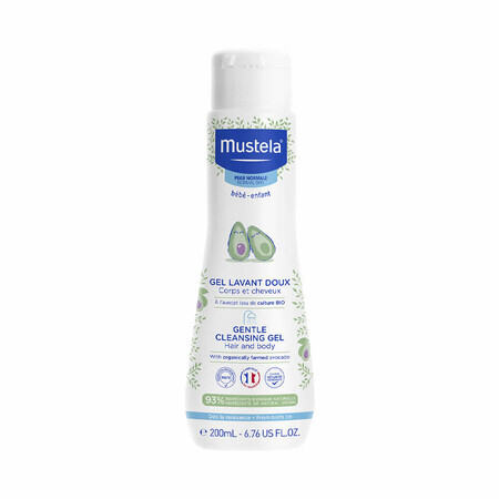 Haar- und Körperreinigungsgel, 200 ml, Mustela