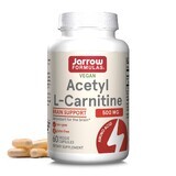 Acetyl L-Carnitine 500mg Jarrow Formulas, 60 capsules, Secom