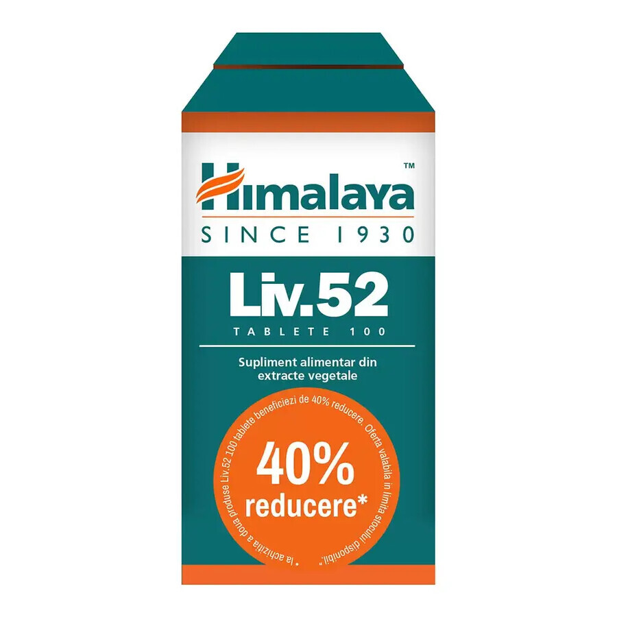 Paquet Liv 52 100 + 100 cpr Himalaya (-40%)