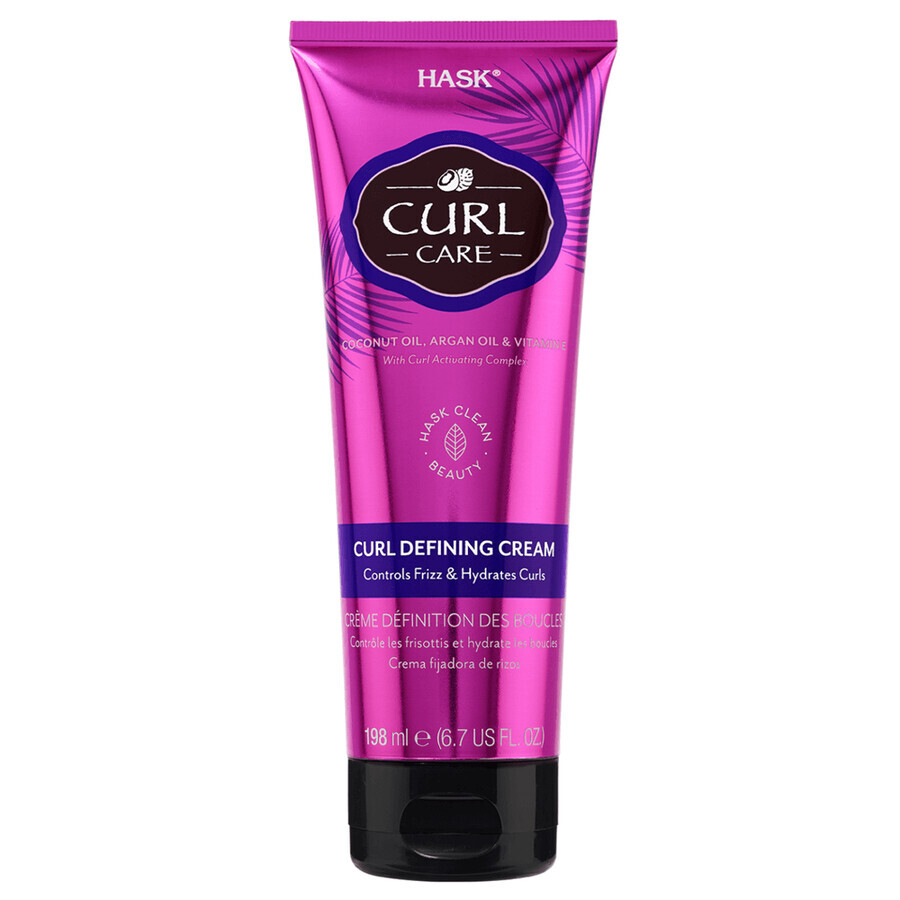 Crema control frizz si hidratare bucle Curl Care, 198 ml, Hask