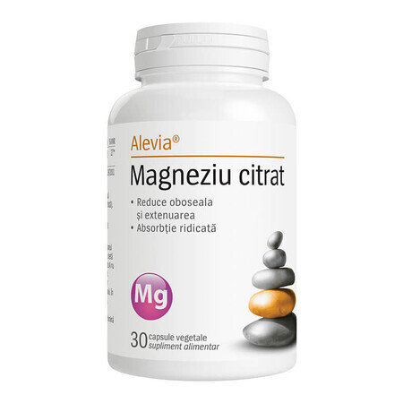 Magneziu Citrat, 30 capsule, Alevia