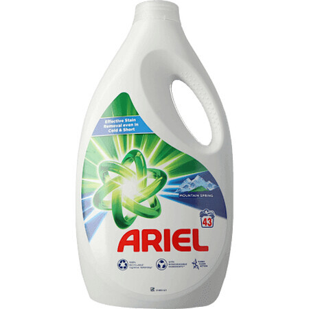 Ariel Mountain Spring Vloeibaar Wasmiddel 43 wasbeurten, 2,15 l