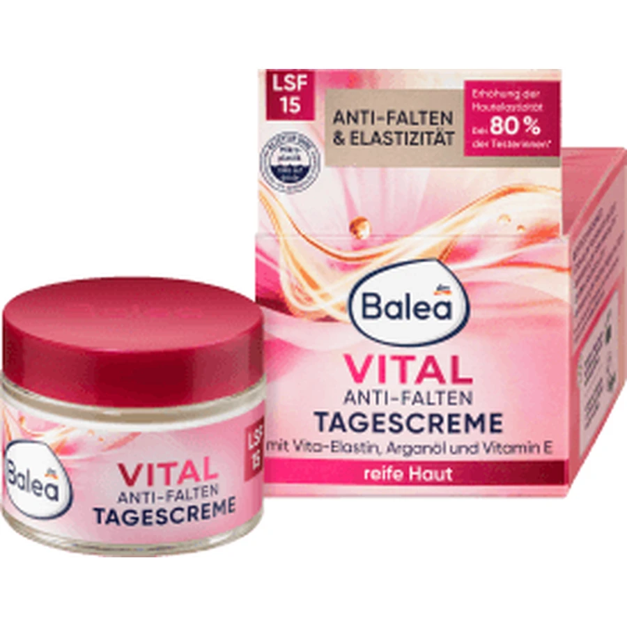 Balea Crema da giorno antirughe con SPF15, 50 ml