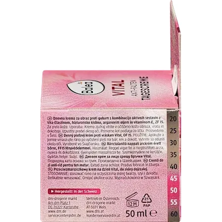 Balea Crema da giorno antirughe con SPF15, 50 ml