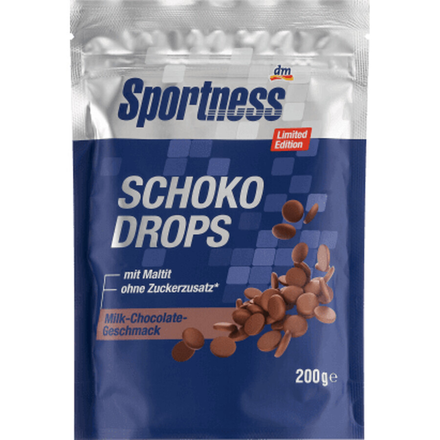 Sportness Chocolade Eiwitdruppels, 200 g