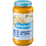 Babylove Menu Groentenrisotto met doperwten 12 maanden, 250 g