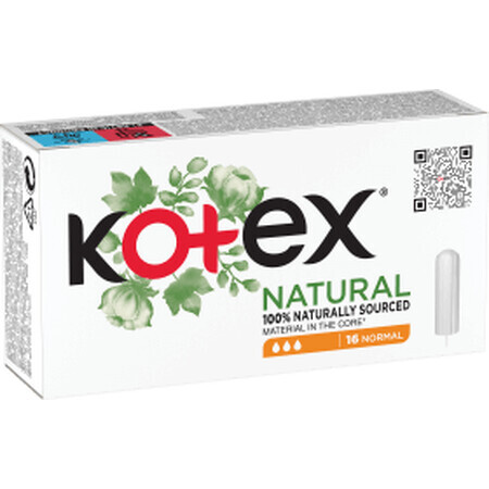 Kotex Binnenleggers Naturel Normaal, 16 stuks