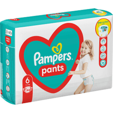 Pampers pants Diaper size 6, 14-19 kg, 44 pcs