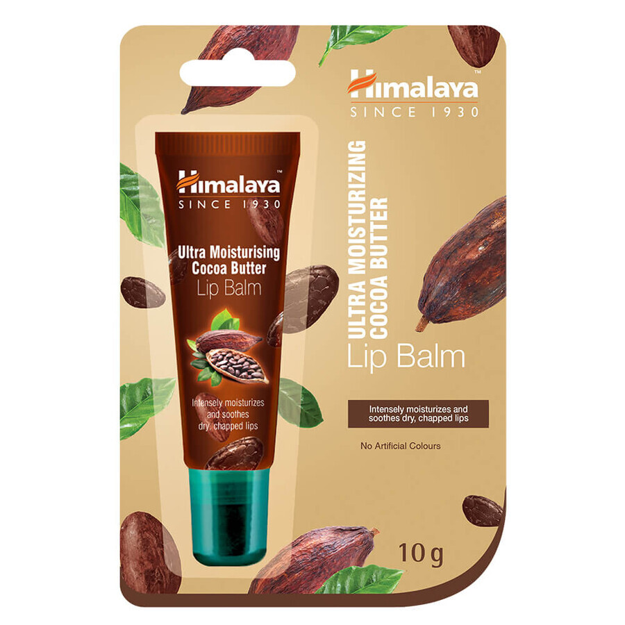 Ultra hydraterende lippenbalsem met cacaoboter, 10 g, Himalaya