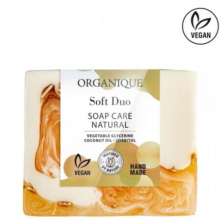 Sapun nutritiv cu flori de primavara, bumbac si ovaz, Soft Duo, 100 g, Organique